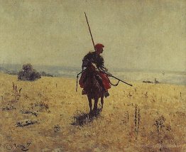 Cosaque dans la steppe