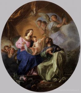 Vierge et enfant avec St James le Grand