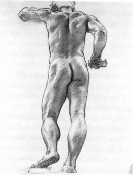 Figure masculine debout