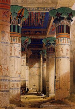 Portico du temple d'Isis à Philae