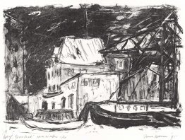 Old Shipyard Groenland en hiver, Amsterdam City