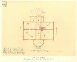 Projet architectural de la maison privée. Plan.