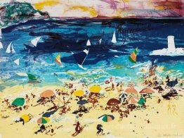 Scène de plage