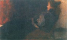 Dame par la cheminée
