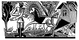Un cheval et un marié
