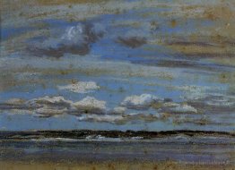 Nuages ​​blancs sur l'estuaire
