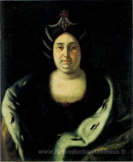 Tsarina praskovia fedorovna salitikova, veuve d'Ivan V
