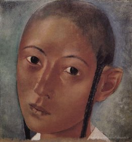 Chef du garçon-uzbek