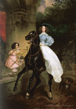 Cavalier. Portrait de Giovanina et Amacilia Pacini, les enfants
