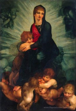Madonna et enfant avec putti
