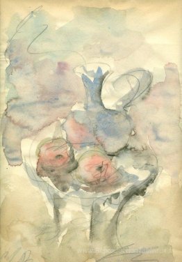 Nature morte avec les fruits et le pichet