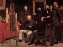 Un studio des Batignolles (hommage à Manet)