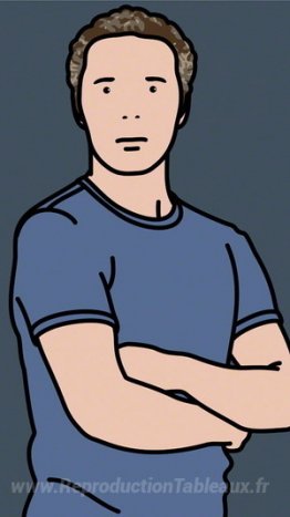 Julian Opie («Julian avec t-shirt»)