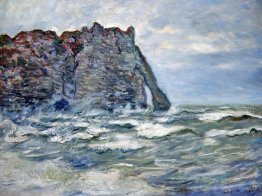 Port D`aval, mer rugueuse