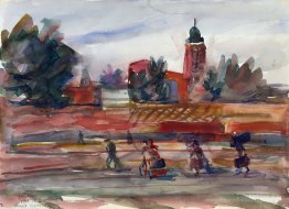 Scène de la fenêtre du train
