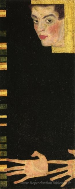Autoportrait avec des doigts propagés