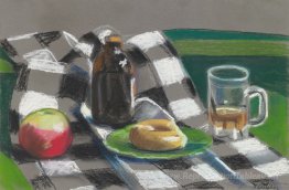 Pommes, pain et bière