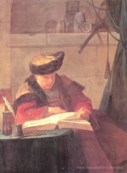 Un chimiste dans son laboratoire (un philosophe donnant une conf