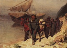 Transporteurs de barges sur la Volga