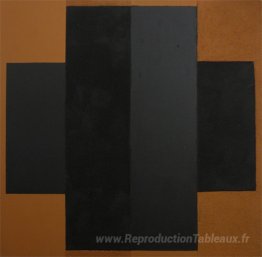 Peinture. Noir et brun