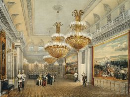La salle du champ du champ du palais d'hiver