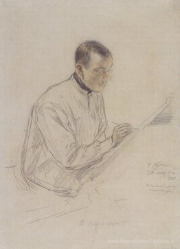 Portrait de D.S. Stelletsky au travail