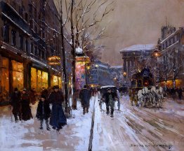 Boulevard de la Madeleine, hiver