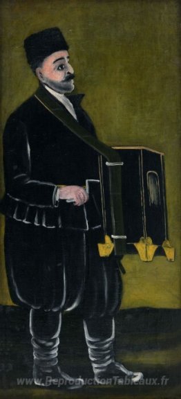 Joueur d'orgue en fût