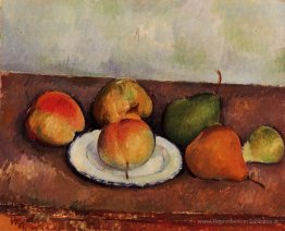 Assiette de vie morte et fruits