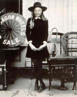 Portrait ridicule (roues de wagon)