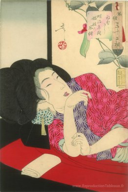 Regarder Sleepy - L'apparition d'une courtisane de l'ère Meiji