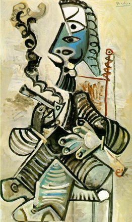 Homme avec pipe