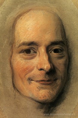 Préparation du portrait de Voltaire