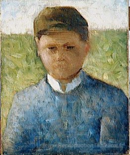 Jeune paysan en bleu