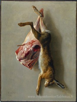 Un lièvre et un registre d'agneau