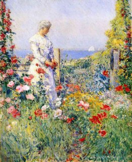Dans le jardin (aka Celia Thaxter dans son jardin