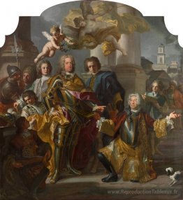 Gundaker Count Althann remettant à l'empereur Charles VI (Charle