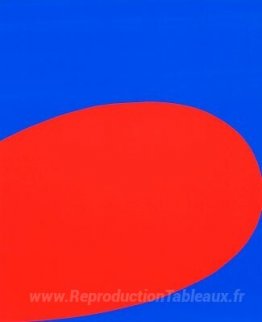 Rouge / bleu (à partir de dix œuvres de dix peintres)