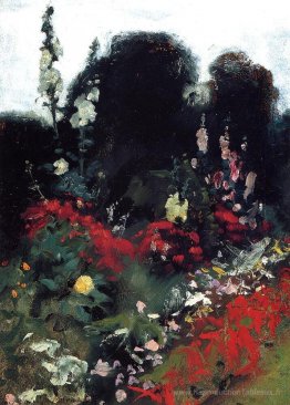 Coin d'un jardin