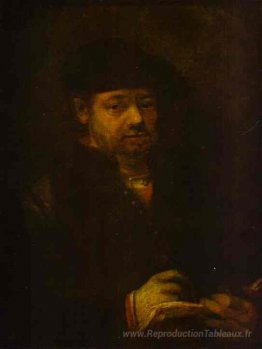 Autoportrait avec un cartone