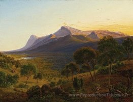 Mount William comme de Mount Dryden dans les Grampians, Victoria