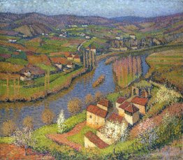 Le lot à St. Cirq-Lapopie