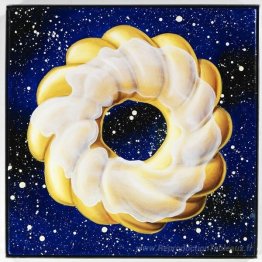 Cruller vitré dans l'espace