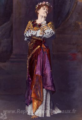 Dame Ellen Terry en tant qu'héroïne d'Imogen Shakespeare dans Cy