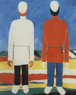 Deux figures masculines