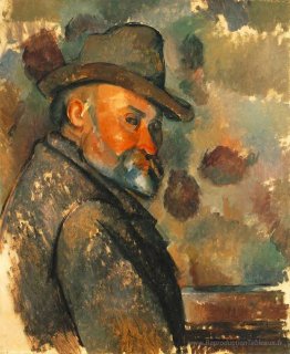 Autoportrait dans un chapeau en feutre