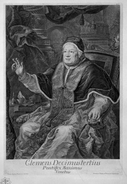 Portrait du pape Clement XIII (Clemens Decimustertius Venetus Po