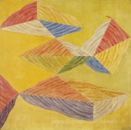 Oiseau, arbre et montagne