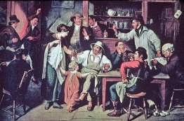 La taverne du village