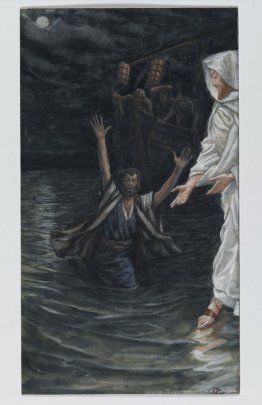Saint Peter marche sur la mer (Saint Pierre Marche sur la mer)